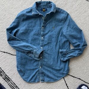Polo by Ralph Lauren Blue Denim chambray Button-Down Shirt